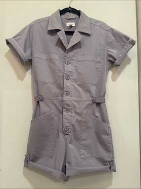 Pistola Size Small Button-Front Jumper in Dusty Lavender
